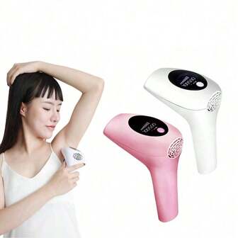 IPL 脱毛仪，适用于女性和男性，家用手持式脱毛器，全身强脉冲 IPL，便携式手持式脱毛仪