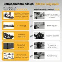 Tabla de Ejercicios Plegable Multifuncional para el Hogar de Color Negro, Equipo de Entrenamiento Completo del Cuerpo de 106*41cm - Negro - Ver 6