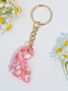 1pc Butterfly & Flower Keychain, Simple & Versatile Gift For Women - Butterfly Flowers - View 15