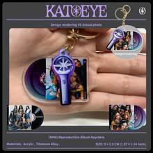 KATSEYE，KPOP 风格亚克力钥匙链，Katseye 钥匙链，世界女子组合，Manon Sophia Daniela Lara Megan Yoonchae，包包吊饰，汽车钥匙扣吊坠钥匙扣支架钥匙圈手机包挂件礼物，美观的钥匙扣，送给朋友的特别礼物 - 彩色 - 查看 8