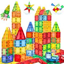 Magnetic Blocks Kids Building Toys, 48/68/98pcs Magnetic Toys, Colorful Children's Magnetic Building Blocks For 3, 4, 5 And 6 Years Old, Educational Magnet Toy Set Creativity Toy Gift For Kids Boys Girls, Random Colors - Multicolor - View 7