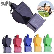 1-3pcs ABS Plastic 124dB Loud Whistle, High Frequency Emergency Survival Whistle, Suitable For Basketball, Football, Volleyball Referee, Bright Color Options, Lightweight Durable Plastic Whistle, High Volume Emergency Whistle, Suitable For Referees And Coaches Year-Round