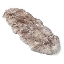 Real Sheepskin Rug 2x6 Ft | Sheepskin Rugs For Living Room And Sofa | Bedside Rugs For Bedrooms | Large Fluffy Rug Is Breathable & Heat-Regulating In Color Snow Peak - Multicolor 852 - View 3
