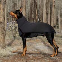 1pc Fashionable Dog Clothes, Solid Color Patchwork, Pet Dog Warm High Collar Patchwork Apparel, Suitable For Spring, Autumn And Winter - Multicolor - View 26