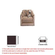 1pc Checkerboard Fleece Anti-Slip Sofa Cushion - Pet Friendly, Soft & Skin-Friendly, Easy To Clean, Suitable For Home, Bedroom, Living Room, Office