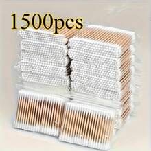 1000/1500/500/100支双头棉签 - 无味、低致敏性耳部和化妆清洁棉签，个人护理多用途一次性棉签 - 彩色 - 查看 11