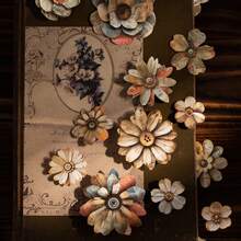 have a good day 20 件/包复古书页贴纸、创意美学贴纸、DIY 装饰拼贴工艺材料、节日礼物、个性化剪贴簿学校用品 - 彩色 - 查看 6