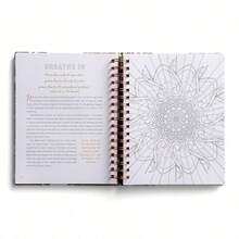 1 Pc Devotional Coloring Book-Set Your Mind On Things Above-Creative Outlet: With Beautifully Illustrated Coloring Pages, The Adult Coloring Book Offers A Creative Outlet For Self-Expression And Relaxation.,Mother's Day,Mom's Gift - Simple Style - View 3