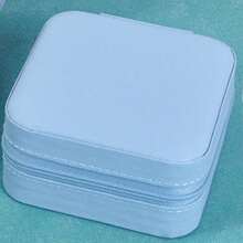 1pc/ Custom Jewelry Box - Personalized Travel Storage Box, With Zipper Closure And Fabric Lining, Perfect Bridesmaid Proposal Gift Or Couple Souvenir, Elegant Design | Soft Lining, Wedding Gift, Jewelry Box,Chic Autumn,Warm Ambience, Autumn Home Refresh,Home Harmony,Elegant Living,Artful Living - Multicolor - View 19