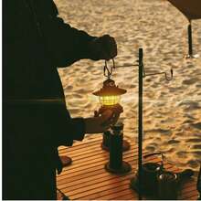 野营灯架桌面可拆卸灯笼挂钩便携式灯座照明支架旅游徒步装备