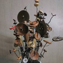 10/30/50/80/100/120/150/260克混合装木质纽扣，圆形工艺纽扣，缝纫纽扣，适用于DIY纽扣彩绘、手工饰品等。 - 彩色 - 查看 3