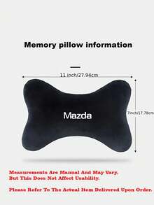 定制汽车配件头枕，骨形睡眠枕，人体工学座垫 - 颈部支撑枕，柔软毛绒材质，透气驾驶头枕，适用于所有车型，是送给驾驶员的理想礼物，汽车座垫，人体工学汽车头枕，汽车座椅小腰枕，汽车座椅头枕套，趣味汽车头枕套，旅行颈枕，骨形，涤纶面料 - 彩色 - 查看 6
