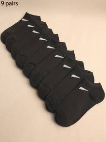3/6/9/15 perechi șosete unisex multicolore, șosete respirabile la gleznă, șosete casual cu croială joasă, stil minimalist care absoarbe umezeala, potrivite pentru toate anotimpurile și ocaziile - Multicolor - Vizualizare 20