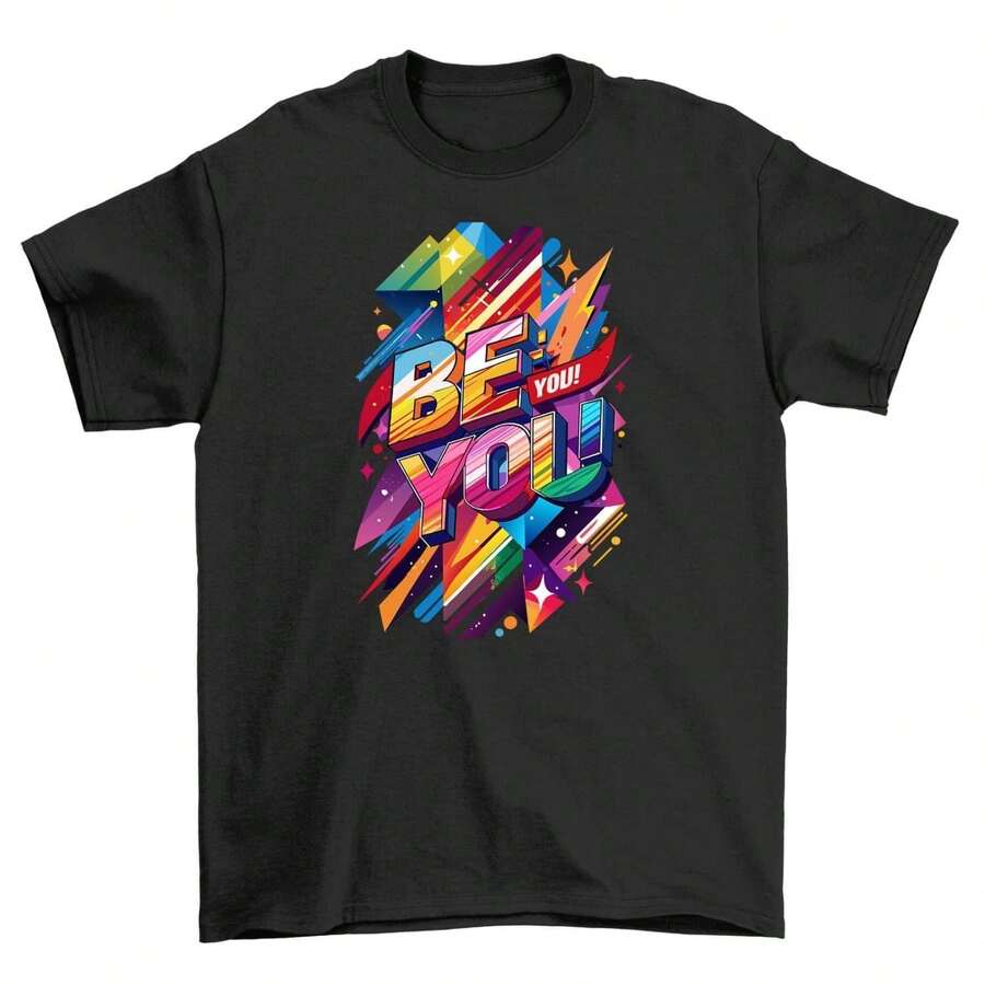 Pride_64 Be You T-Shirt - Embrace Your Uniqueness! Funny And Stylish Unisex Tee - 款式1 - 查看 1
