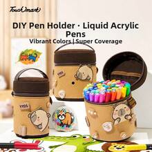 24/36/48/60/80 Colors Soft Tip Acrylic Marker Pens, Liquid Ink, For Students, Artists, Children Drawing, Watercolor Pens, Back To School Supplies, Gifts