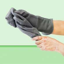 Double Layer Silicone Heat Resistant Oven Mitts, Non-Slip Kitchen Gloves For Cooking, Baking, Microwave - Multicolor - View 1