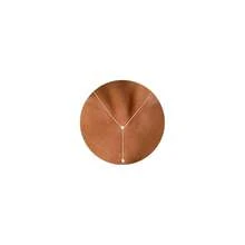 Luxval Lariat Gold Necklace For Women, Dainty Long Necklace 14k Gold Plated/Silver Y-Shaped Pendant Necklaces  Beaded Chain Drop Necklaces Jewelry For Women Gifts{"Color_name":"Gold-YCZNecklace"} - 黃金-YCZ項鍊 - 查看 1