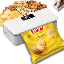 1PC Portable Multi-Function Mini Sealer, Snack Sealer, Food Preservation Sealer, Six-Speed ​​Adjustment Display, Suitable For Traveling, Home Moisture-Proof Food Sealing, Black, Blue, Snack Storage, Stylish Appliance, Compact Design, High-Efficiency Machine, Food Preservation, USB Sealer, USB Rechargeable - Suitable For Fruits, Vegetables, Snacks, And Potato Chips - Essential Tool For Outdoor Picnics, Compact Design, Sturdy Construction, Built-In Cutter, Perfect For Home Kitchen Use - Multicolor - View 9