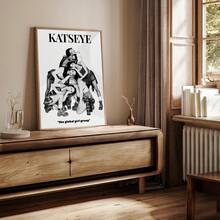 1 件无框 KATSEYE 艺术印刷全球女子组合海报卧室装饰帆布墙艺术现代音乐海报客厅卧室宿舍房间装饰海报时髦海报房间装饰卧室墙壁印刷品 Kpop 女子组合海报全球音乐艺术粉丝商品 - 彩色 - 查看 5
