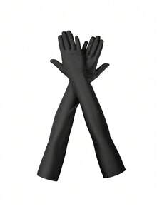 1/4 Pcs 1920s Women Flapper Costume Accessories Set Great Gatsby Party Handheld Foldable Lace Floral Fan Feather Headband Long Glove Halloween Decorations Gift Opera Party With Artificial Feather Headband Prom,Party Gifts, New Year, Thanksgiving, Christmas Gifts, Easter Gifts - Multicolor - View 6