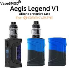 VapeSMOD Vape Mod Legend Generation 1 Protective Case Suitable For Aegis Legend V1, Silicone Protective Case, Full Coverage Anti-Slip Shock-Proof Soft Silicone Case Compatible With Geekvape Aegis Legend V1, Skin-Friendly Matte Protective Shell