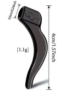 2/5 Pairs Soft Silicone Anti-Slip Ear Hooks, Eyeglass Temple Tip Covers | Secure Fit, Non-Slip, For Sports/Fashion Glasses/Reading Glasses - Multicolor - View 6