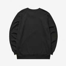 Skechers New Unisex Casual Sports Fashion Crew Neck Sweatshirt - Black - View 2