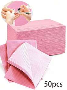 125 件一次性美甲桌垫、防水桌布、纹身和睫毛延长化妆垫，适合家庭和沙龙使用 - 彩色 - 查看 17