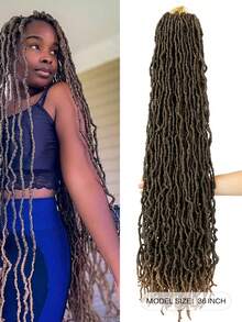 1 gói tóc móc mềm Locs cho phụ nữ, tóc móc tổng hợp Soft Locs Svendita, tóc nối vàng hoe, tóc nối tổng hợp Faux Locs Dreadlock làm quà tặng Giáng sinh - Nhiều màu - Xem 8