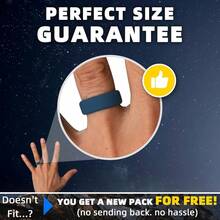 Egnaro Men's Silicone Rings, 7.5mm Wide 2.5mm Thick Rubber Bands For Him, Ergonomic Beveled Edge Two Tone Waterproof Workout Accessories{Inchcolor_nameinch:InchSETC3-BlackGray/Blackinch,Inchsize_nameinch:Inch14.5-15inch} - SETC3-黑色灰/黑色 - 查看 6