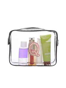 Bộ 5 món - 1 túi đựng đồ trang điểm, túi đựng đồ vệ sinh cá nhân, túi đựng đồ, túi đựng mỹ phẩm, túi xách tay, túi du lịch & sử dụng tại nhà nhẹ, đồ dùng thiết yếu khi đi du lịch, túi đựng đồ trang sức, túi đựng son bóng, túi đựng sơn móng tay, túi đựng đồ trang điểm, băng đô và dây đeo cổ tay - Nhiều màu - Xem 39