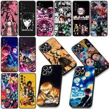 Custodia protettiva per Apple 16, 11, 15 Pro Max, Plus 7, 8, 16Plus, 15+, 8+, 16E, XR, compatibile con 17, 17 Pro, 17 Pro Max, con stampa di Tanjirou e Nezuko