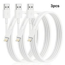 高速充电和数据传输线兼容 14 Pro Max/14 Pro/14 Plus/14/13/12/11/XS/XR/8/7/6、iPad、笔记本电脑兼容 14 Pro Max、14 Pro、14 Plus、13 Pro Max、13 Pro、13、12 Pro、12、11、XS、XR、8 Plus、8、7、6、5、SE，适用于 iPad Lightning Nan MFi 认证