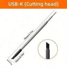 Ujung Solder USB-B Bulat - Bahan Paduan Logam, Tidak Termasuk Baterai - MultiWarna - View 4