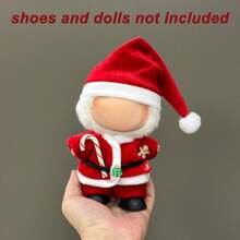 6.69-Inch Christmas Doll Clothes, Compatible With Labubu,1sets Of Decoration - Fashionable Headwear, Clothing And Pants Or Skirt Set, Suitable For 6.69-Inch Dolls, Cute BuLabu Christmas Accessories, For Play And Display (Shoes And Dolls Not Included) - Multicolor - View 22