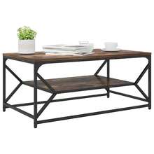 vidaXL Couchtisch geräucherte Eiche 90 x 50 x 40 cm