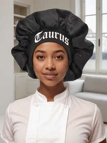 1 pieza Gorro de mujer con estampado de seda satinada suave, gorro de dormir casual y cómodo tipo turbante