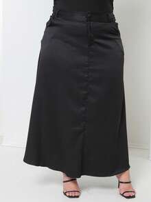Skirt Code Tailoring Pluz - Black - View 3