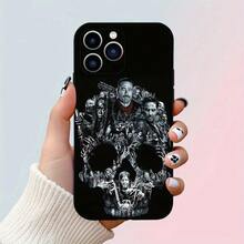 Esta funda de The Walking Dead, diseñada específicamente para , presenta un exterior de TPU negro que es de estilo caricaturesco, resistente a los golpes y excepcionalmente duradera. Es compatible con los modelos de  11 a 16 Pro Max. - Mezcla de colores - Ver 8