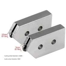 2pcs Metal & Plastic Bottle Cutter Tool Set, Non-Electric Titanium Blade, For Precise Trimming Of Glass Bottles And Wine Bottles, Manual Operation, No Power Or Battery Required - Multicolor - View 3