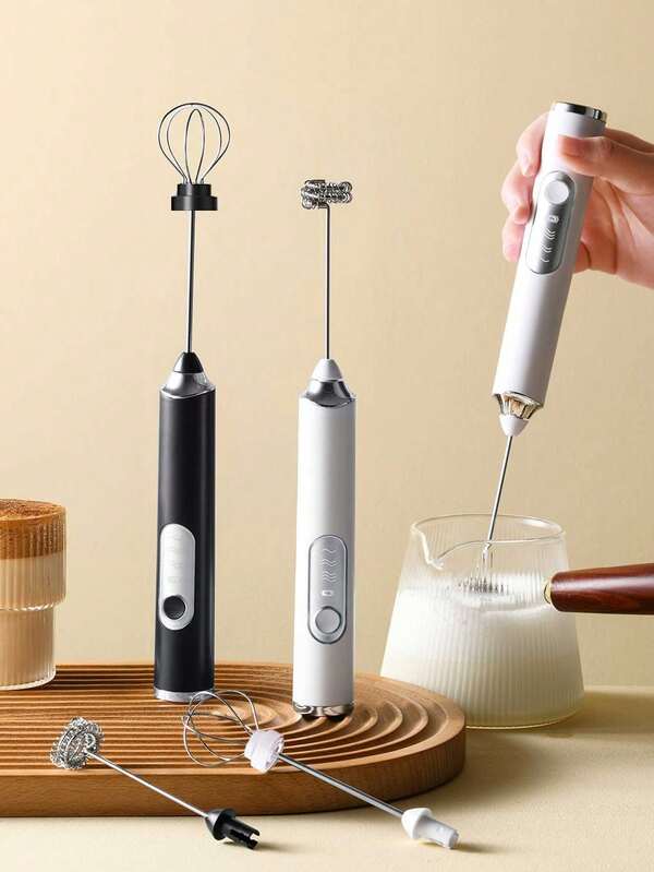 خلاط يدوي كهربائي، فرادة حليب لاسلكية، خلاط كهربائي صغير للاستخدام المنزلي