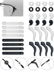 16-Pair Comfort Silicone Anti-Slip Behind-Ear Glasses Grips | Universal Fit For Fashion Glasses/Readers/Sports Glasses, Non-Slip Secure - Multicolor - View 7