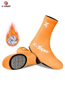 X-TIGER Winter Thermal Cycling Shoe Covers, Foot Warmer, Windproof Shoe Covers For Winter