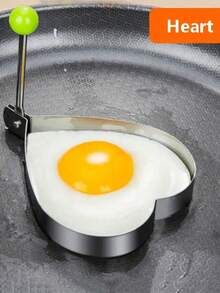 Stainless Steel Egg Pan Mold Magic Tool DIY Egg Model Egg Maker Heart-Shaped Omelette Rice Ball Mold