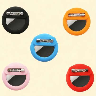 PETSIN Air Tags 隐藏式外壳、宠物用 Airtag 追踪器、带隐形别针的 AirTag 隐藏式支架、防丢失、适用于宠物、老人、行李箱、衣物