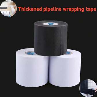 2 Roll PVC Air Conditioner Pipe Insulation Tape - Multi-Purpose, Oil-Resistant, Strong Adhesion, Leakproof & Waterproof, Flexible, No Residue, HVAC Systems, Air Conditioner Accessories & Spare Parts