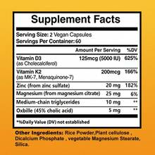 Cápsulas blandas de vitamina K2 + D3 - Favorecen la salud de huesos y articulaciones - Para hombres y mujeres - 120 cápsulas blandas - 1 botella - Ver 2