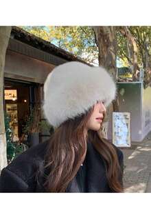 Thickened, Autumn And Winter-Resistant, Windproof, Warm, Faux Mink Fur Ear-Protecting, Skiing Hat - Multicolor - View 3