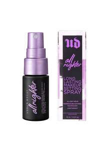 Urban Decay 持久定妆喷雾，轻盈保湿定妆喷雾，无油配方，持妆16小时，采用热感科技，旅行装15毫升/0.51盎司 - 黑紫色 - 查看 6