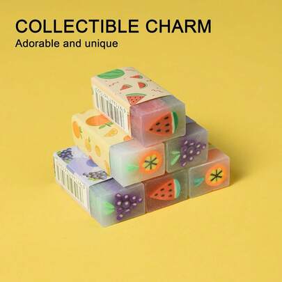 1 pieza Borrador con aroma a gelatina de fruta, diseño de dibujos animados lindos | Suministros de aprendizaje para estudiantes con poco residuo | Borrador como regalo de papelería | Múltiples diseños con aroma a diferentes frutas | Forma de dibujos animados creativa y llamativa | Diseño con poco residuo, elimina fácilmente los rastros de escritura | Adecuado para estudiantes, niños, colección de papelería | Fácil de limpiar, agrega diversión al aprendizaje (color/estilo aleatorio enviado)